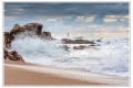 au loin le phare des barges